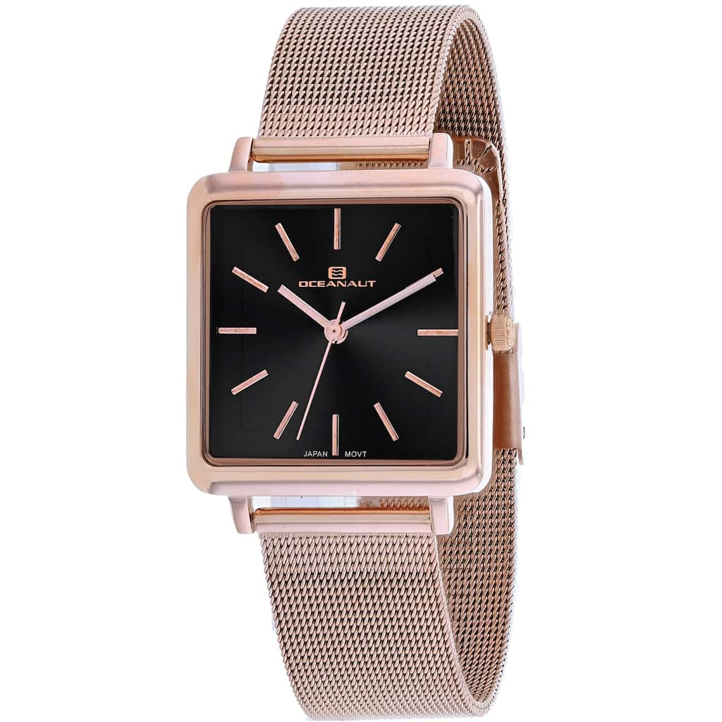 Oceanaut Women's Traditional Black Dial Watch - OC0286 - 6 (36)