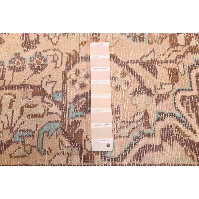 ECARPETGALLERY Hand-knotted Antalya Vintage Beige Wool Rug - 3'3 x 4'9