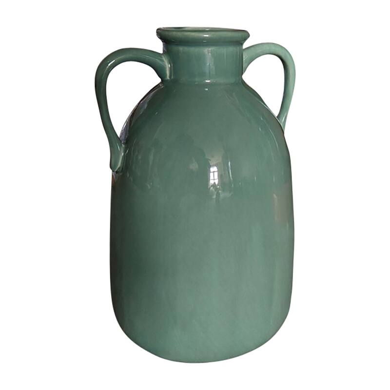 Sagebrook Home Neutral Contemporary Vase with Handles
