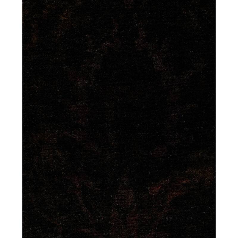 Overdyed One-of-a-Kind Hand-Knotted Area Rug - Black - 8' 1" x 10' 1"