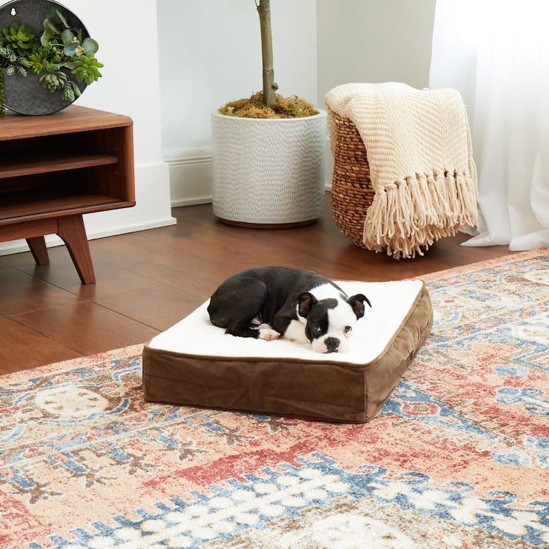 Happy Hounds Ozzie Mocha Orthopedic Dog Bed