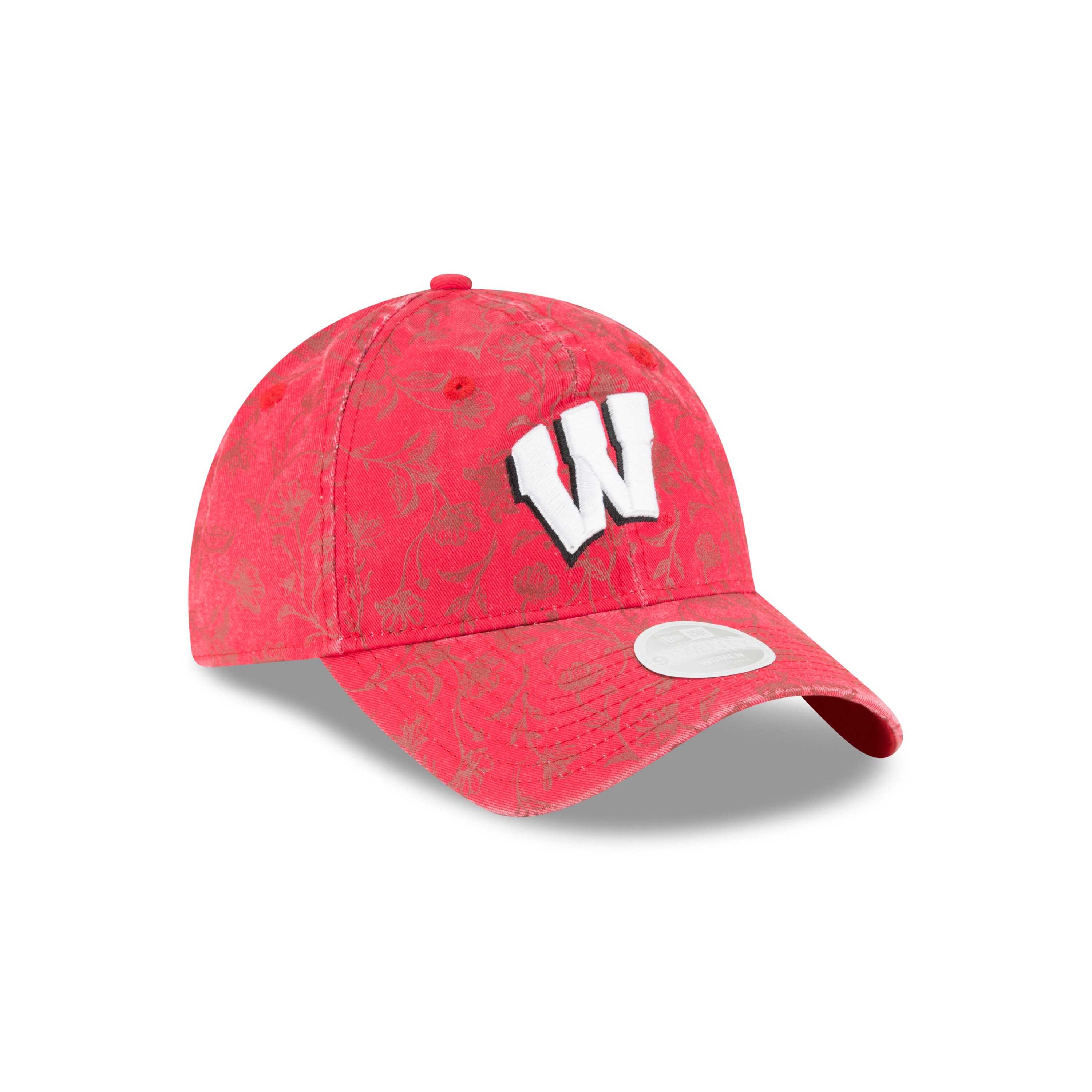 Shop Wisconsin Badgers Floral Peek 9twenty Women S Adjustable Cap