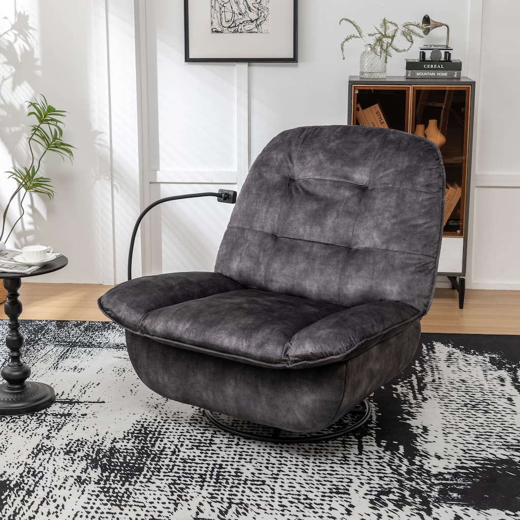 Swivel Gliding Recliner Chair by GDFStudio