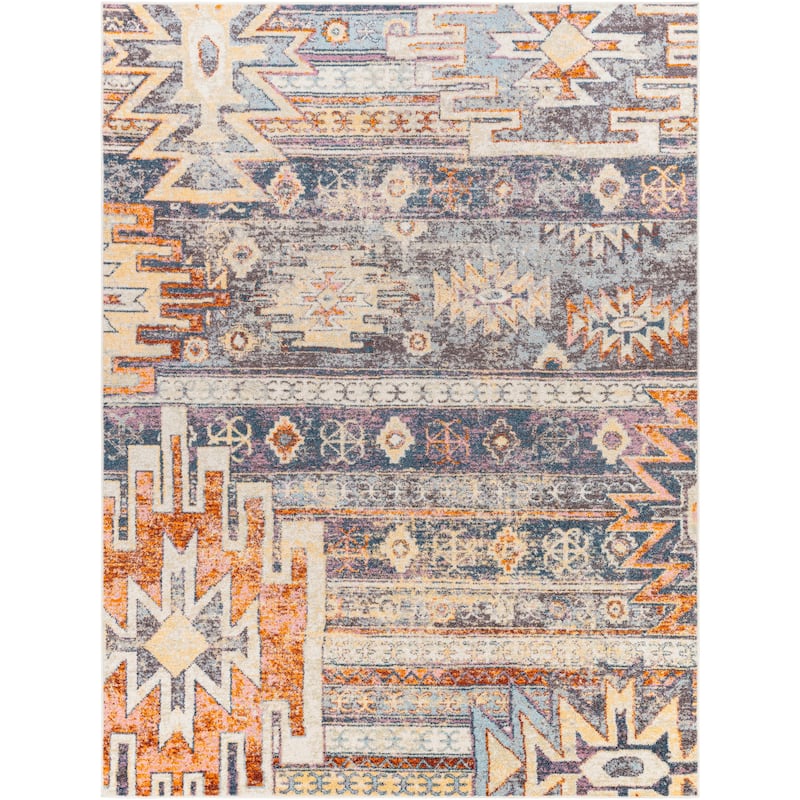 Livabliss Iver Southwestern Patchwork Area Rug