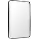 preview thumbnail 107 of 113, TOOLKISS Aluminum Alloy Round & Right Angle Frame Vanity Mirror 36" x 24" - Round Corner Frame