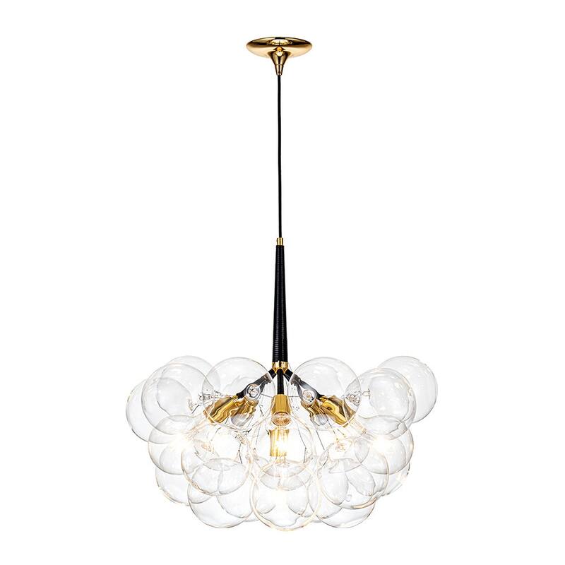 6-Light Modern Glamour Cluster Bubbles Chandelier