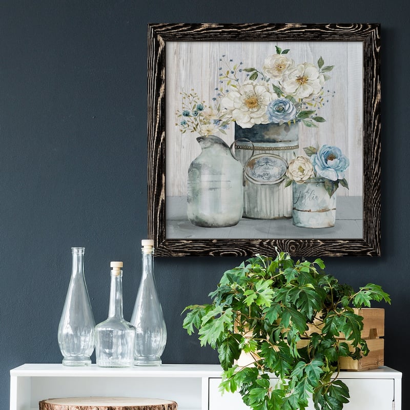 French Garden Flowers II-Premium Framed Canvas - Ready to Hang