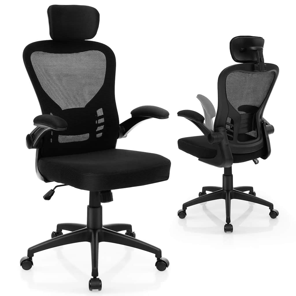 Costway Ergonomic Mesh Office Chair Executive Chair with Adjustable - See Details