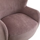 preview thumbnail 16 of 92, Bacho Fabric Wingback Accent Chair by GDFStudio