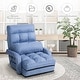 preview thumbnail 9 of 31, Costway Folding Floor Single Sofa Recliner Chair W/ a Pillow 5