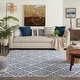 preview thumbnail 4 of 17, Nourison Grafix Geometric Persian Transitional Area Rug 5' 3" x 7' 3" - White Blue - Runner/Rectangle