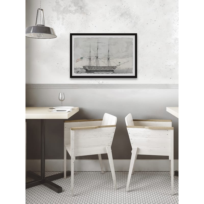 'Ship of America' Framed Painting Print