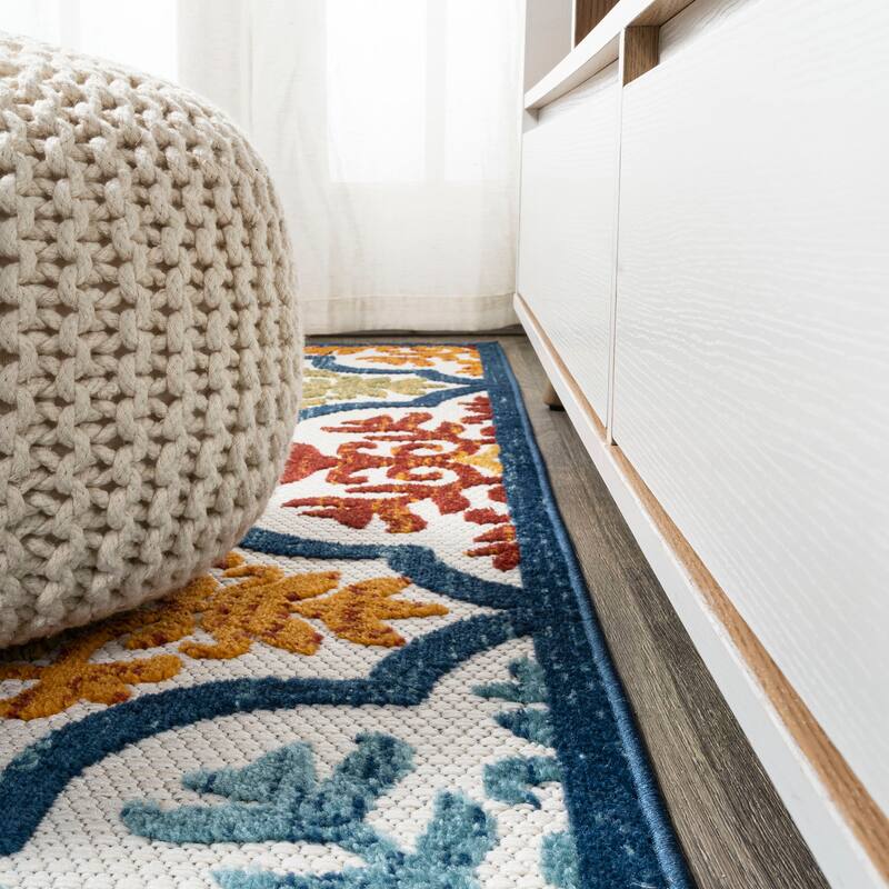 JONATHAN Y Circus Trellis High-Low Indoor/Outdoor Area Rug