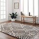preview thumbnail 1 of 3, Lea Bohemian & Eclectic Area Rug 2' x 3' - Black/Cream