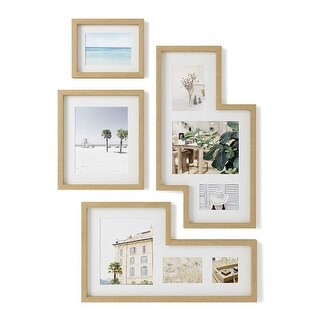 Umbra Mingle Gallery Picture Frames (Natural, 4-Pack)