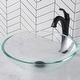 preview thumbnail 20 of 33, Kraus Glass Vessel Sink, Bathroom Faucet, Pop Up Drain, Mounting Ring