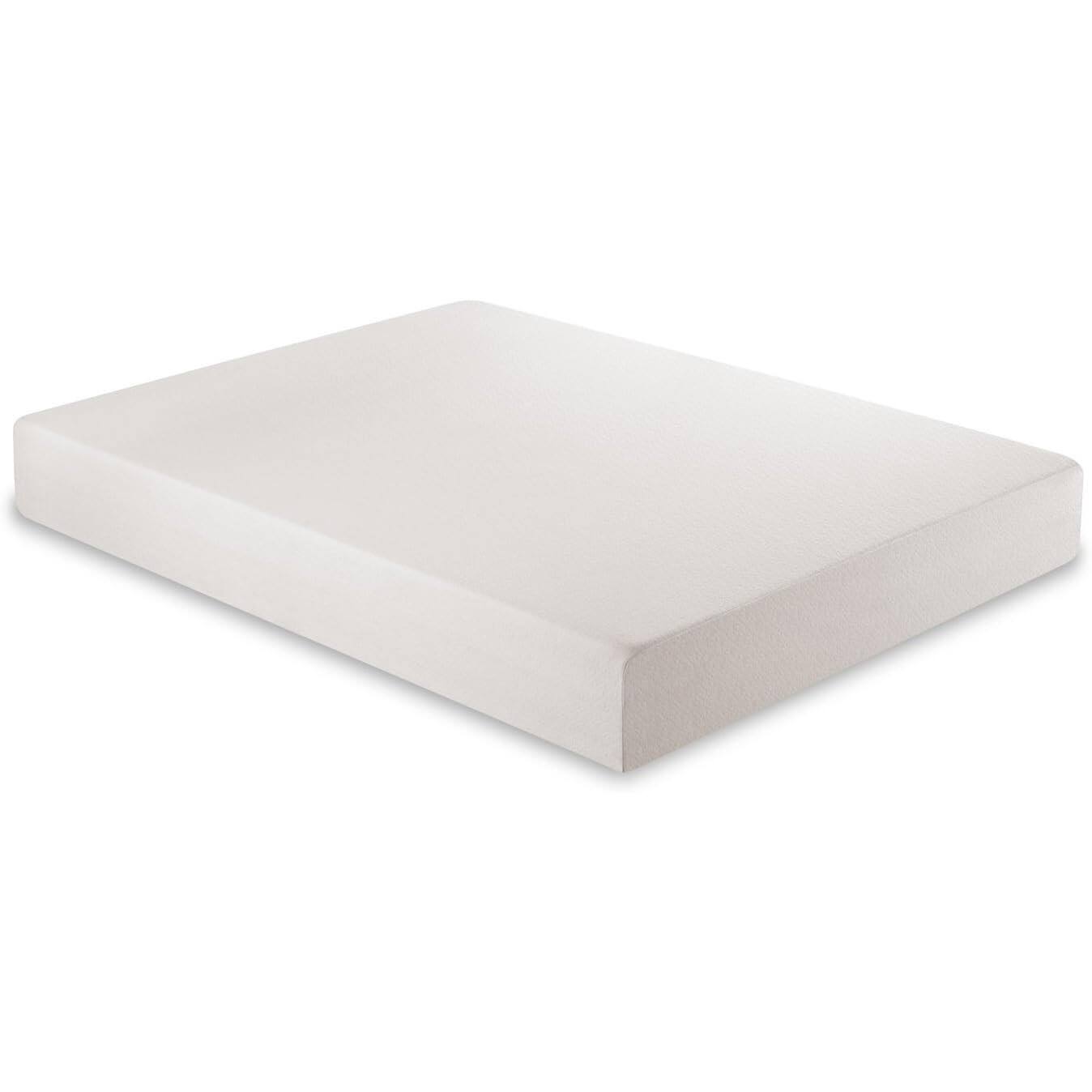 10 Inch Green Tea Memory Foam Mattress,Fiberglass Free,Bedinabox