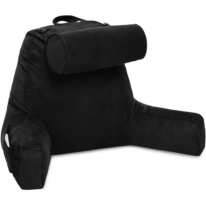 Husband Bedrest Micro-Suede Reading Pillow