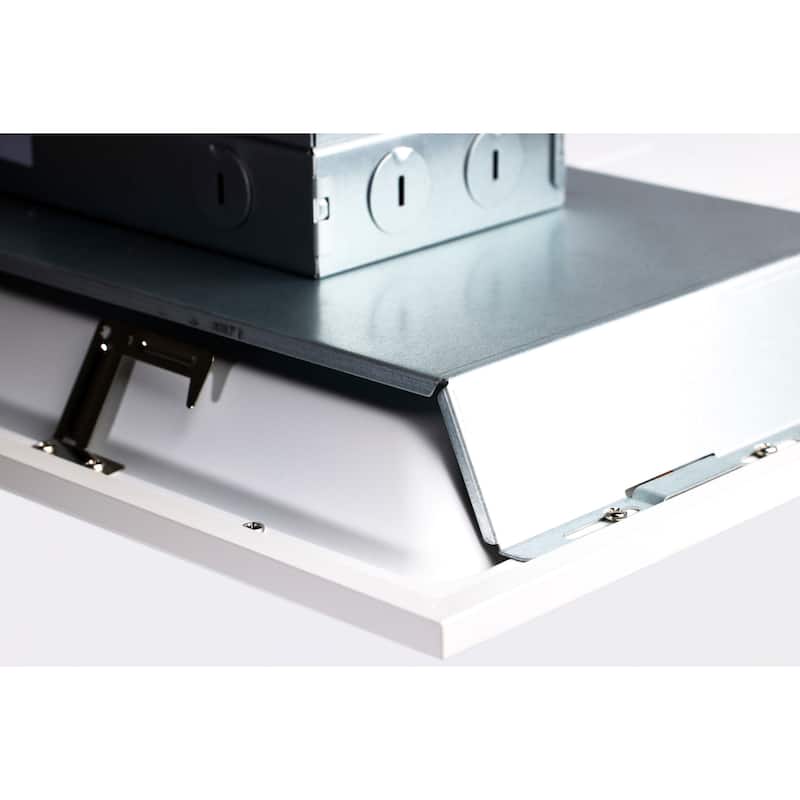Nuvo Lighting 65/587R1 LED Backlit 12" Wide Emergency Backup Flush