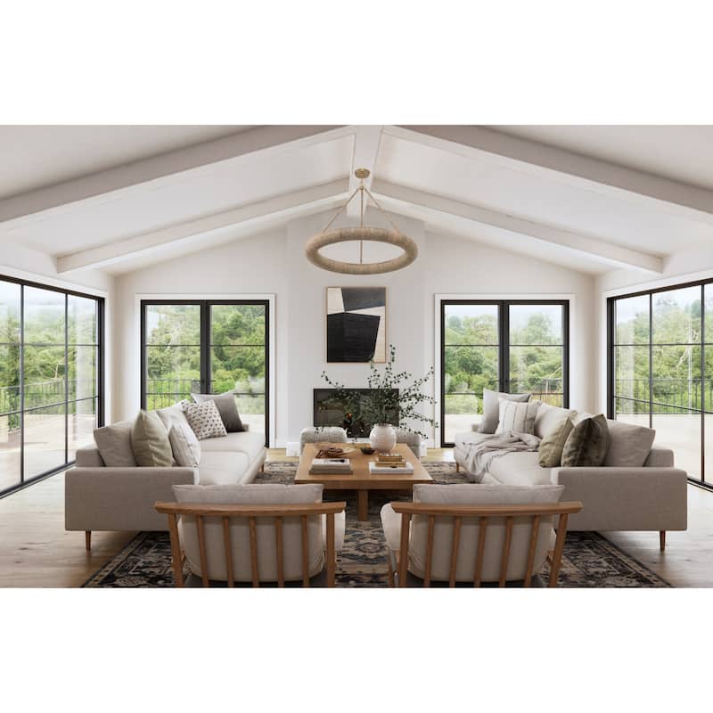 Crystorama Lighting Group OAK-7538 Oakley 8 Light 32" Wide LED Ring