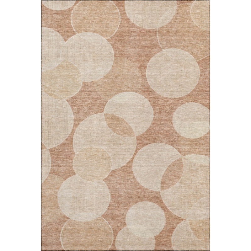 Premium Washable Super Soft Contemporary Bubbles Mayfield Rug