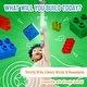preview thumbnail 6 of 4, Strictly Briks Classic Bricks Kit, Orange, 144 Pieces, Compatible with Major Brick Brands