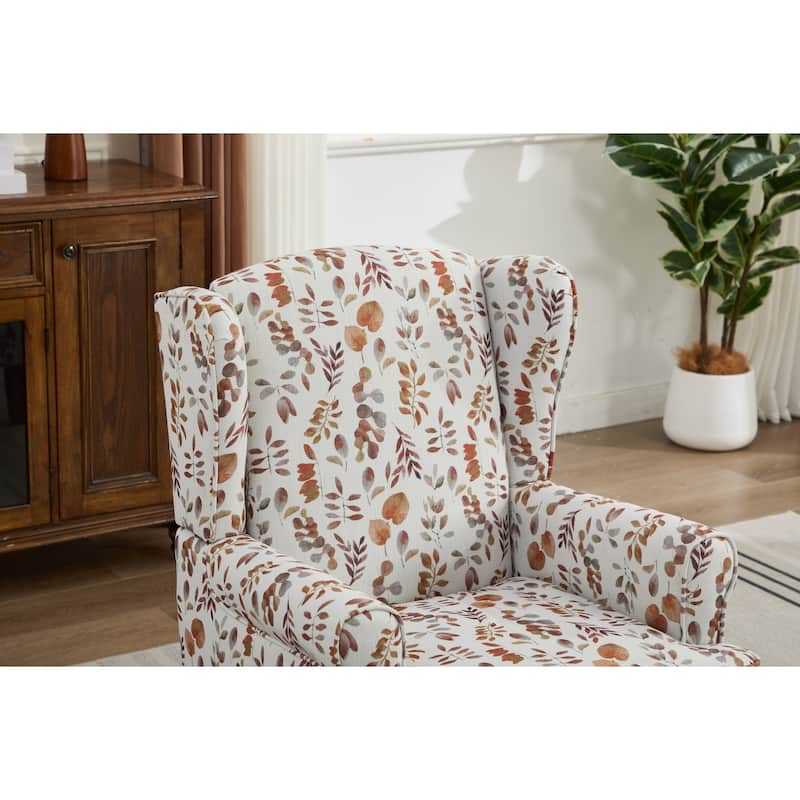 Accent Chair Side Chair Reception Chair with Wood Legs, Single Sofa Chair Leisure Chair Office Chair