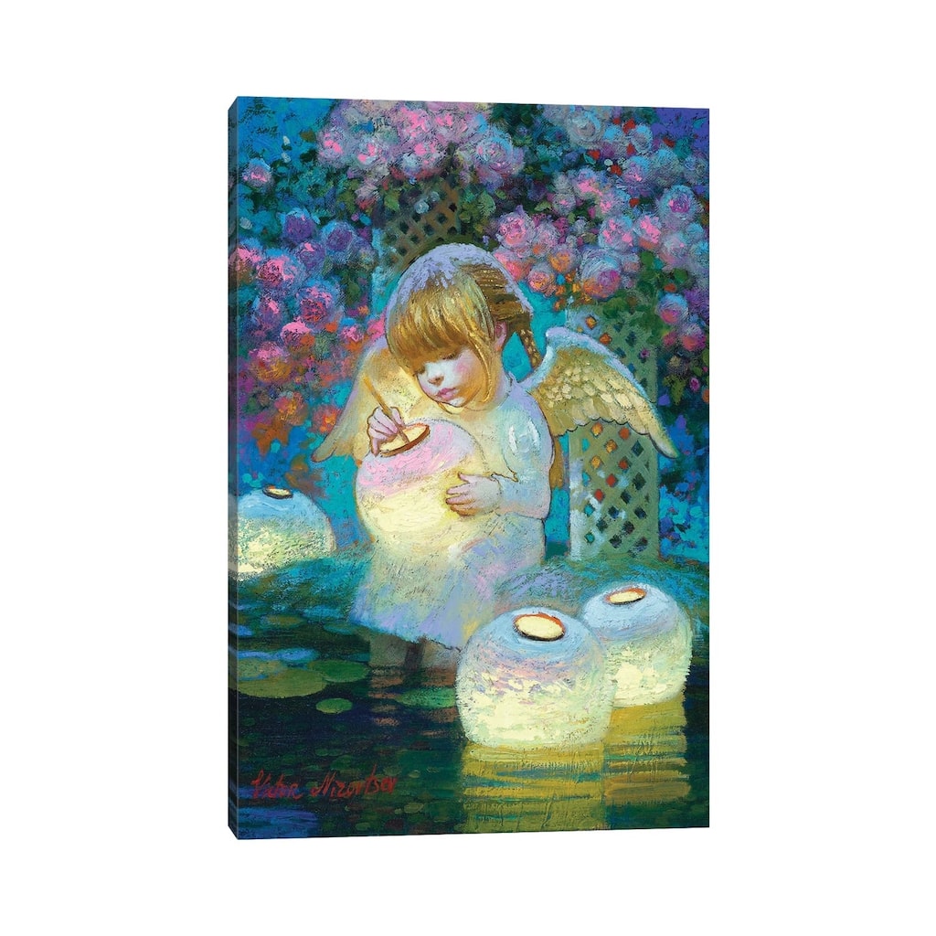 iCanvas "Rose Garden Lights" by Victor Nizovtsev Canvas Print