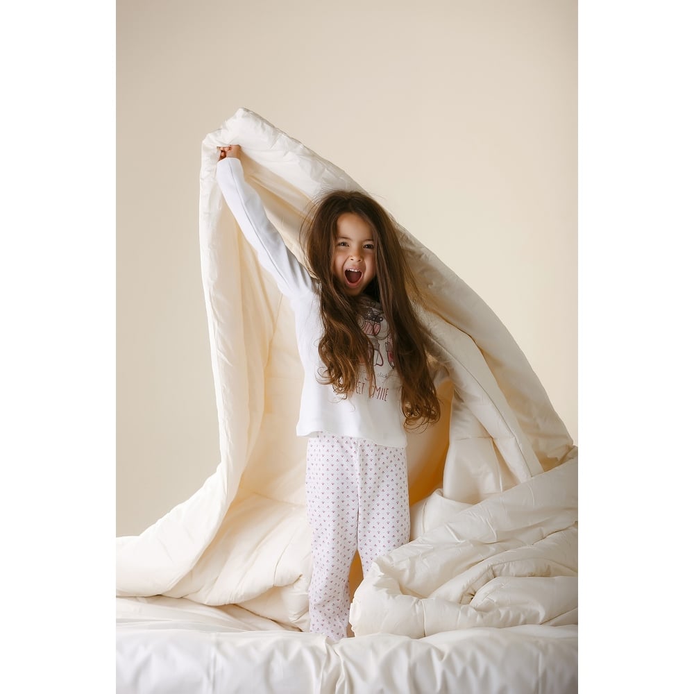 myComforter 100% Washable Wool Comforter, Light weight