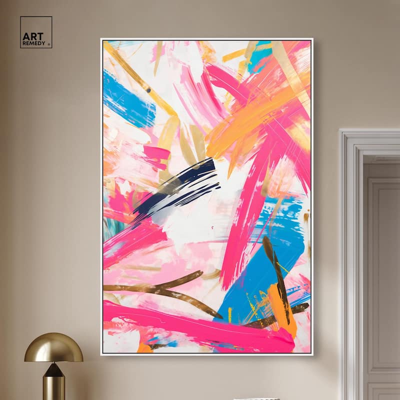 Exuberant Hues IV Canvas by Art Remedy
