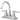 Kingston Brass Concord Two-Handle 3-Hole Deck Mount 4" Centerset Bathroom Faucet with Brass Pop-Up