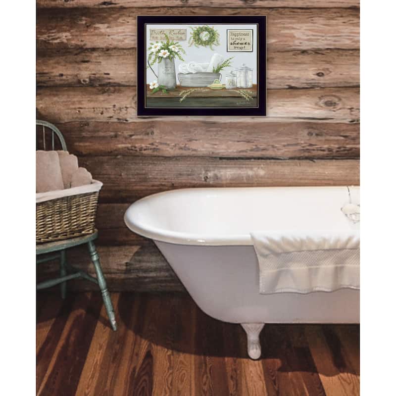 TrendyDecor4U Contemporary "Fresh Towels" Framed Print Wall Art