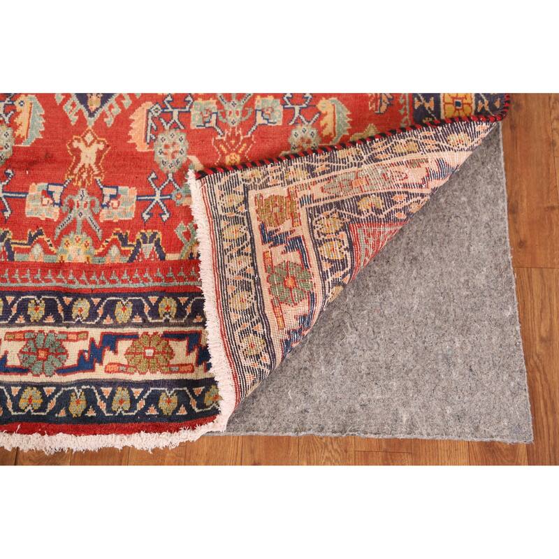 Hand Knotted Oriental 100% Wool Carpet Traditional All-Over Oranges & Rust Kashkoli Area Rug - 7' 8'' X 5' 0''