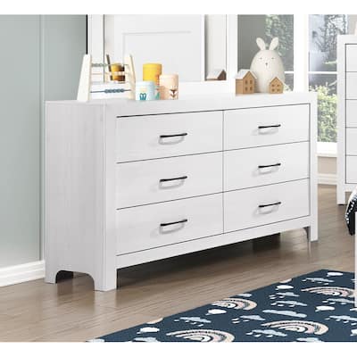 Dresser of 6x Drawers Wooden Bedroom Furniture