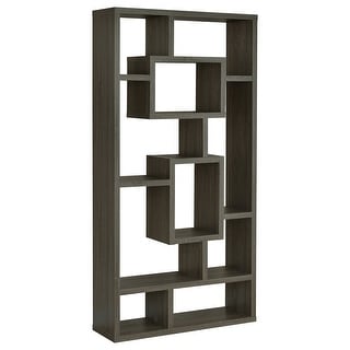 Corey Transitional 71-inch 8-shelf Bookshelf