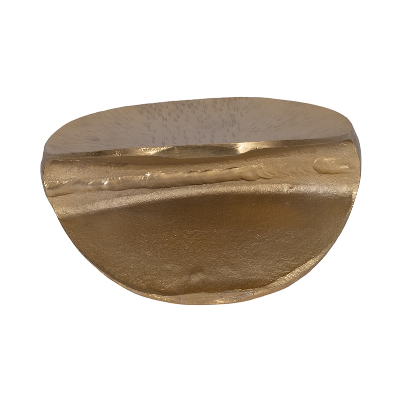 Sagebrook Home Metal, Etched Oval Vase