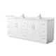 Option White / Giotto Quartz Top / Brushed Nickel