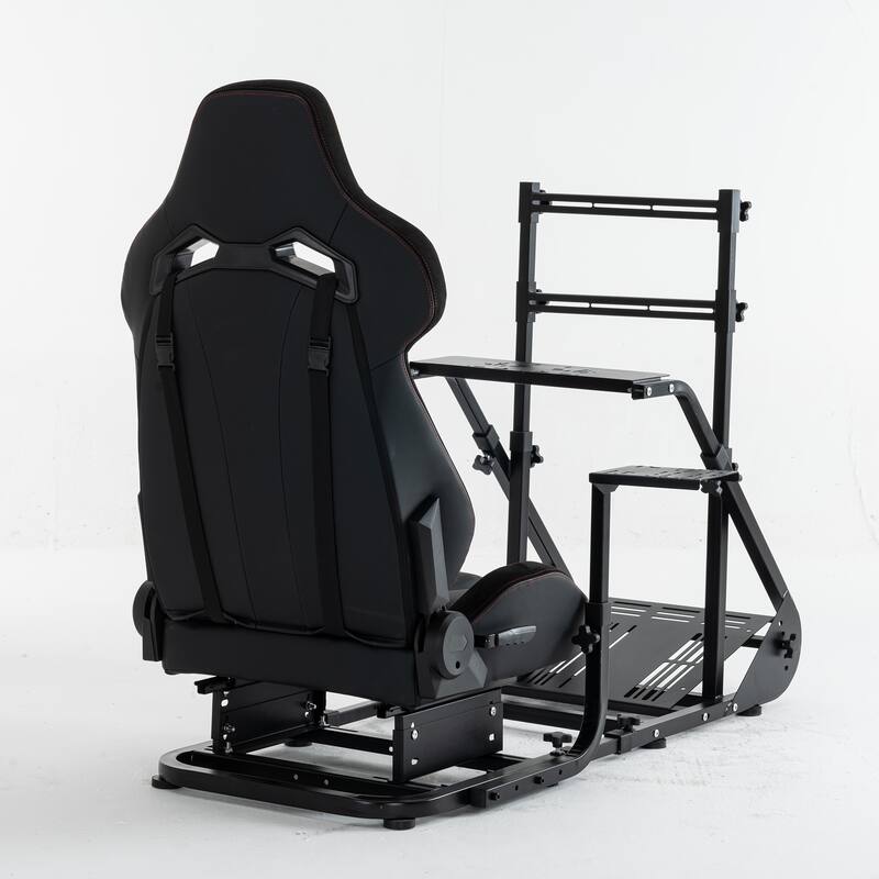 Enhanced and Stable Racing Wheel Cockpit, Compatible With Fanatec, Logitech adjustable driving simulators, excluding handbrake