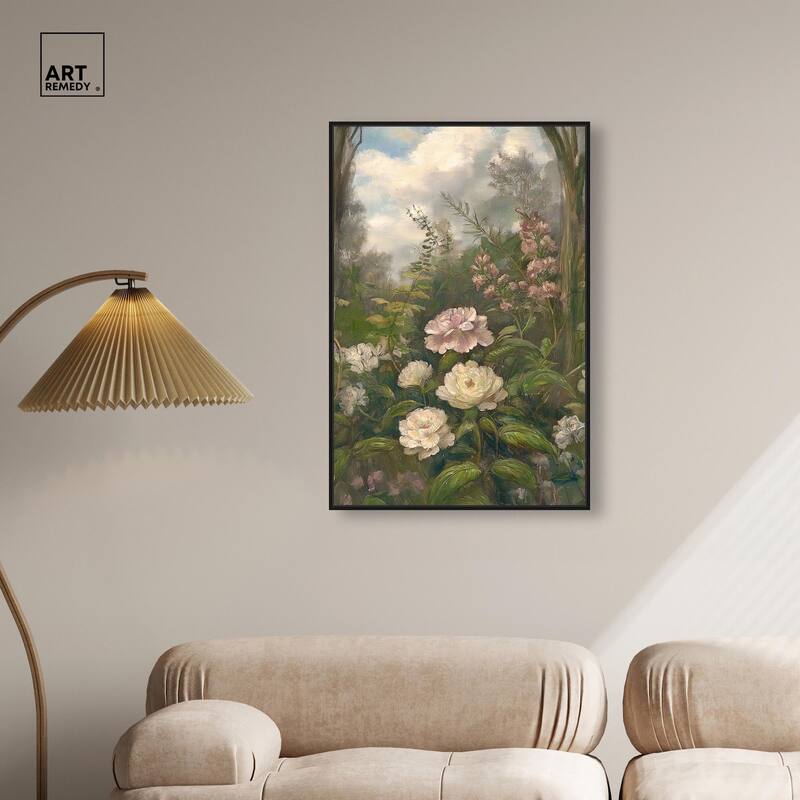 Woodland Bloom Canvas by Art Remedy