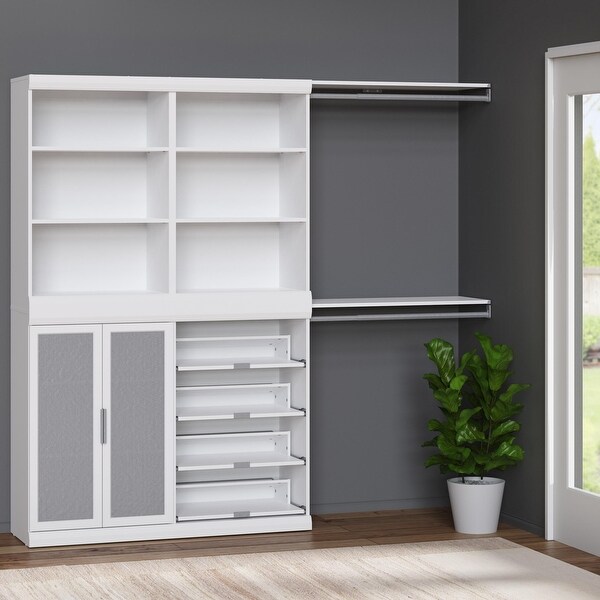 ClosetMaid Mosaics 15-Shelf 2-Door 2-Hang Rod Closet Organizer