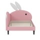 preview thumbnail 8 of 23, Roomfitters Upholstered Rabbit-Shape Daybed, Sofabed with Rabbit Ear Headboard, Pink