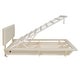 preview thumbnail 46 of 58, Velvet Platform Bed with LED Lighting and Storage, Queen Size
