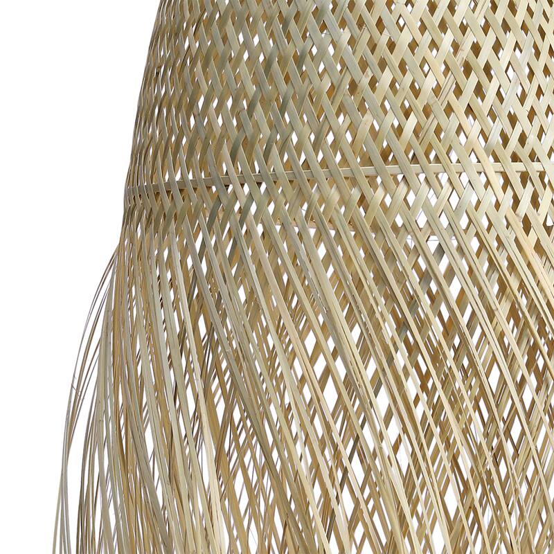 Elk Home Marooner Natural With Bamboo Shade 1 Light Pendant