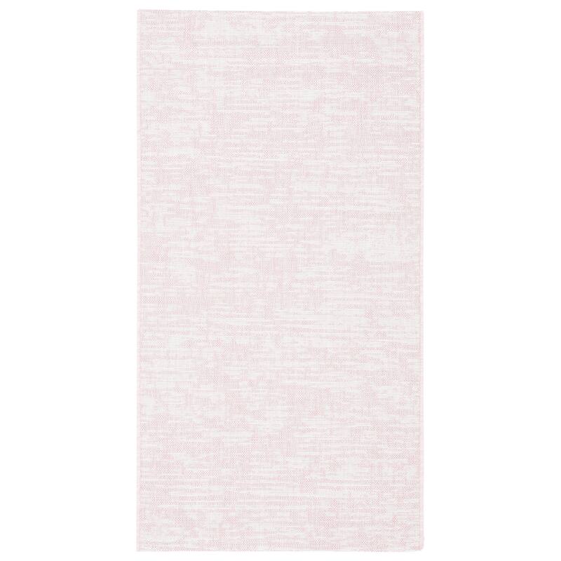 SAFAVIEH Courtyard Simcha Abstract Indoor/ Outdoor Waterproof Patio Backyard Rug - 2' x 3'7" - Pink/Ivory