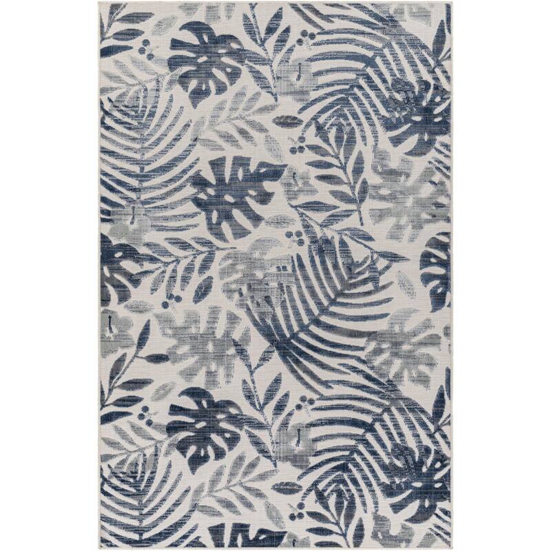 Livabliss Cabo Casual Palm Indoor/ Outdoor Area Rug