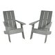 preview thumbnail 28 of 33, HIGHWOOD 2-Piece Modern Adirondack Chairs Coastal Teak
