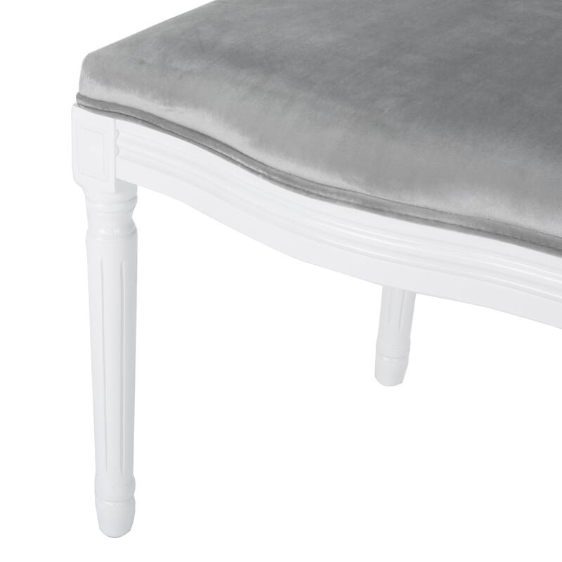 Phinnaeus Contemporary Velvet Dining Chairs (Set of 2) by Christopher Knight Home