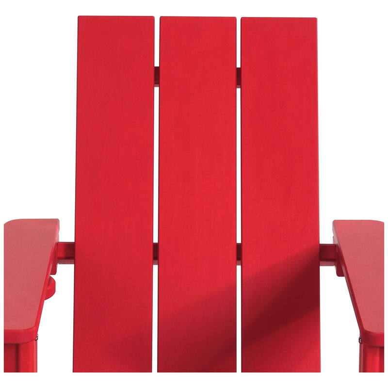 Shoreside Kids Outdoor Poly Adirondack Chair with Cup Holder (Set of 2)