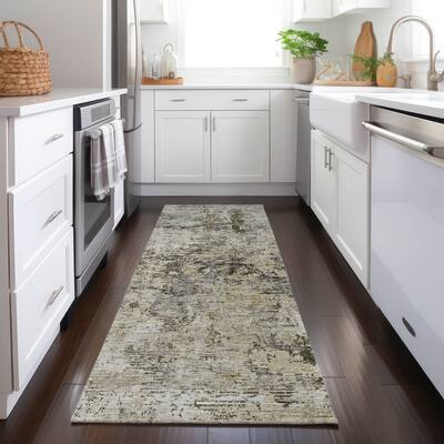 Machine Washable Indoor/ Outdoor Chantille Modern Ombre Rug