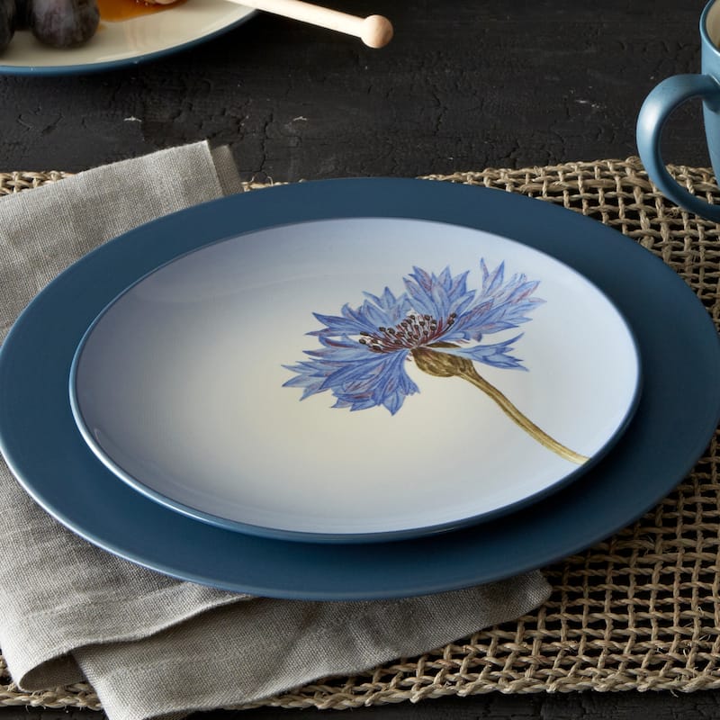 Noritake Colorwave Set Of 4 Floral Accent Plates, 8-1/4"